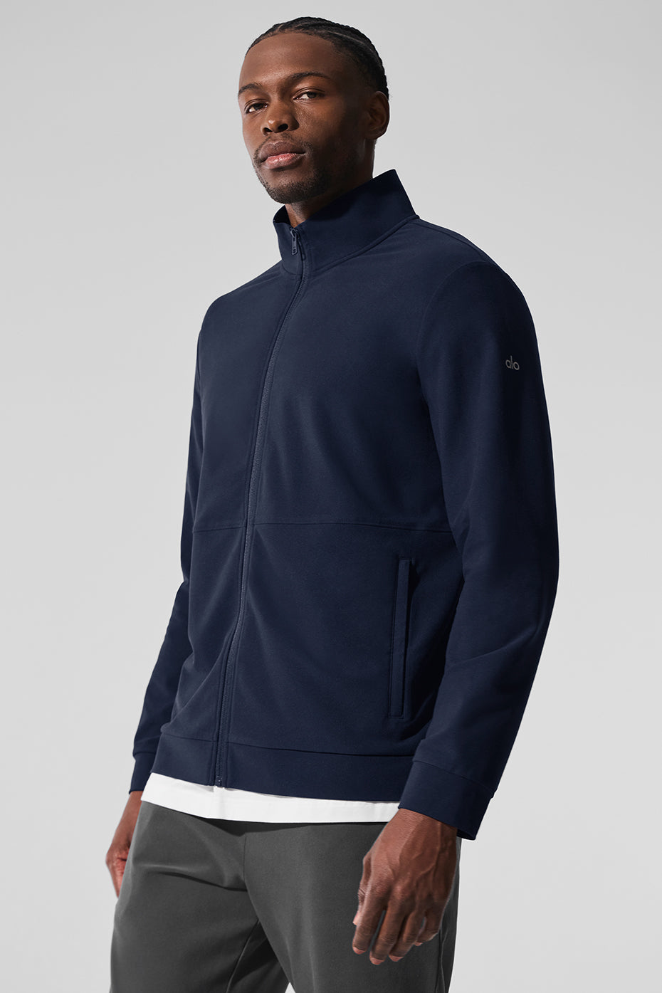 Veste Conquer Max Mock Neck Full Zip Navy