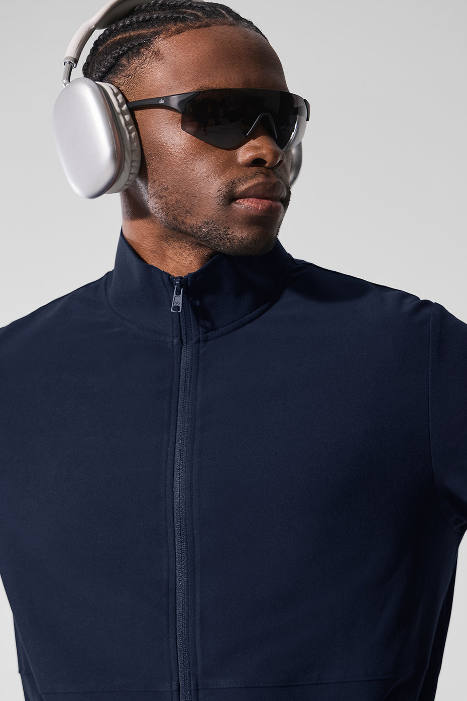 Veste Conquer Max Mock Neck Full Zip Navy