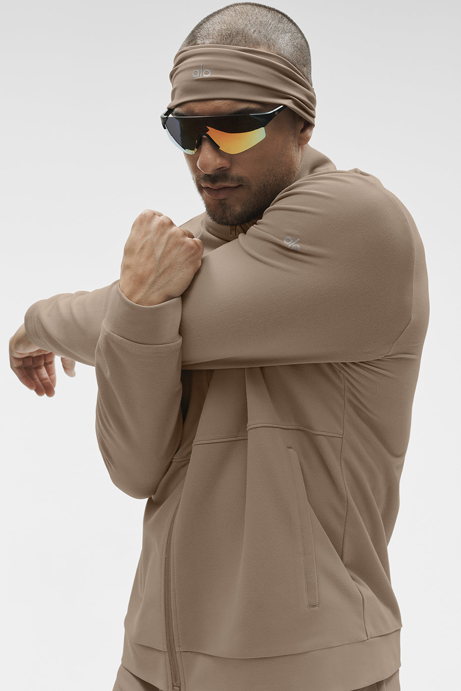 Veste Conquer Max Mock Neck Full Zip Gravel