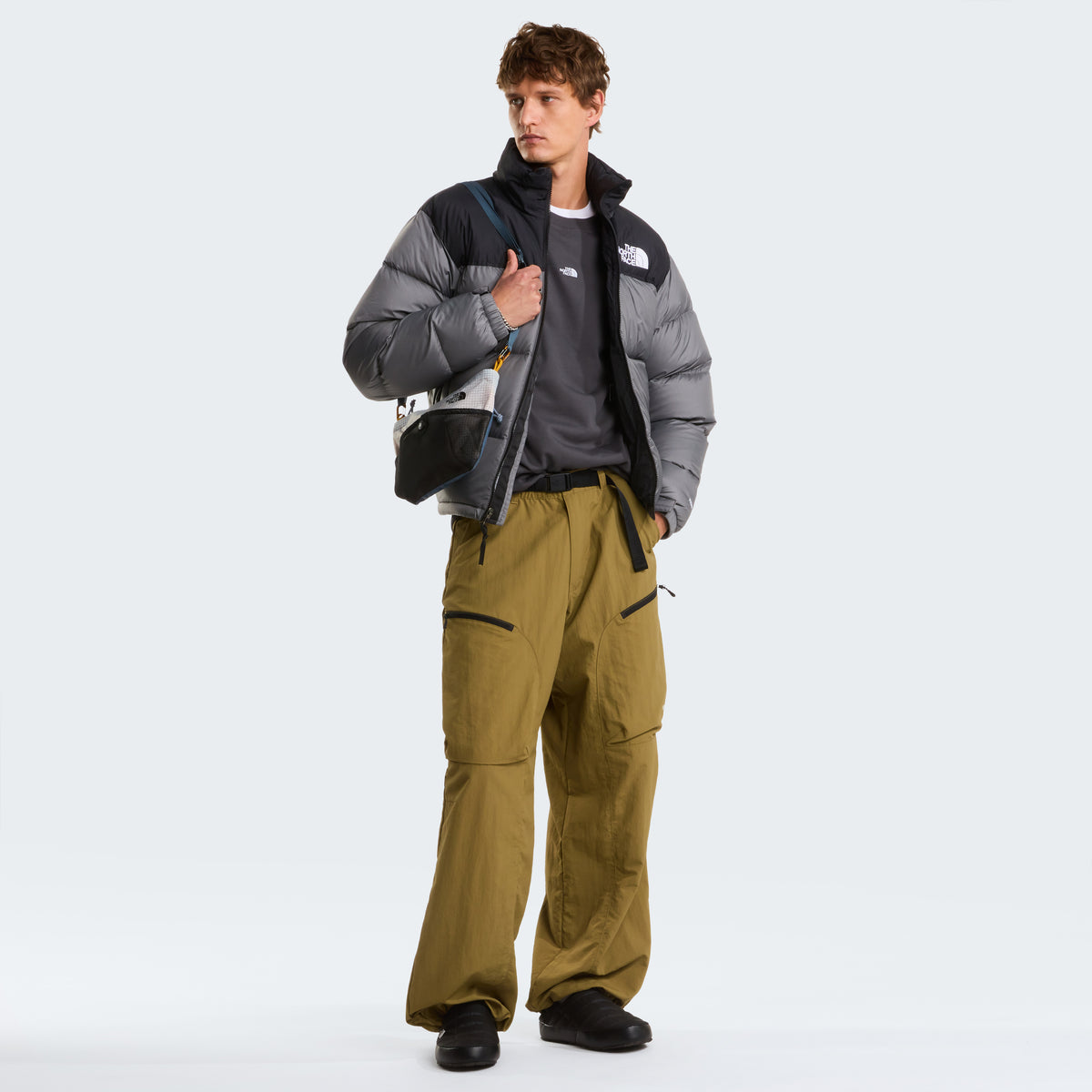 The North Face 1996 Retro Nuptse Smoked Pearl-TNF Black