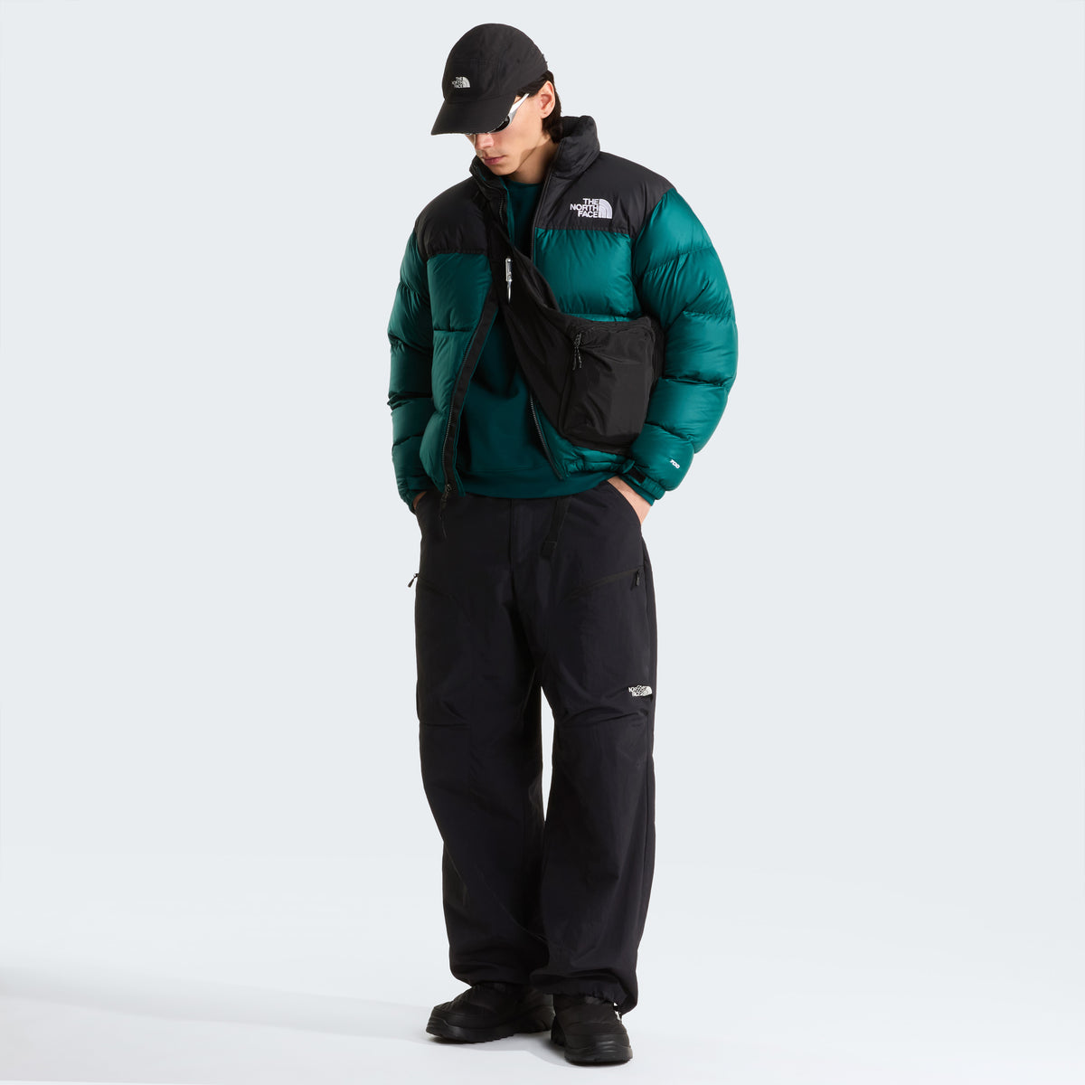 The North Face 1996 Retro Nuptse Pacific Teal-TNF Black
