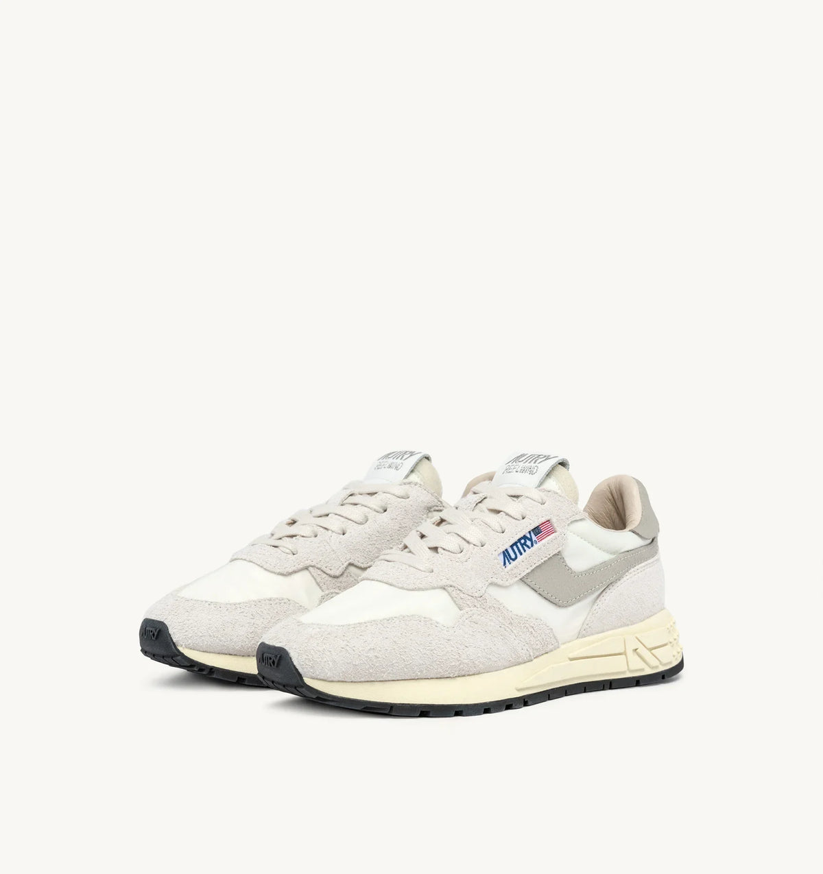 AUTRY - Basket basse Reelwind en nylon et daim blanc Blanc