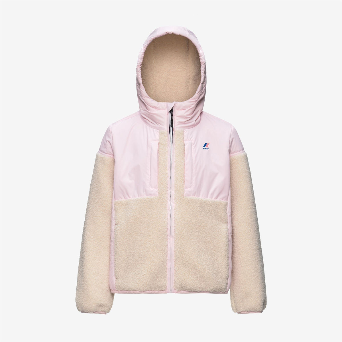 K-WAY ENFANT - P. SAMSON 4.0 ORSETTO White Tofu / Pink Sallow