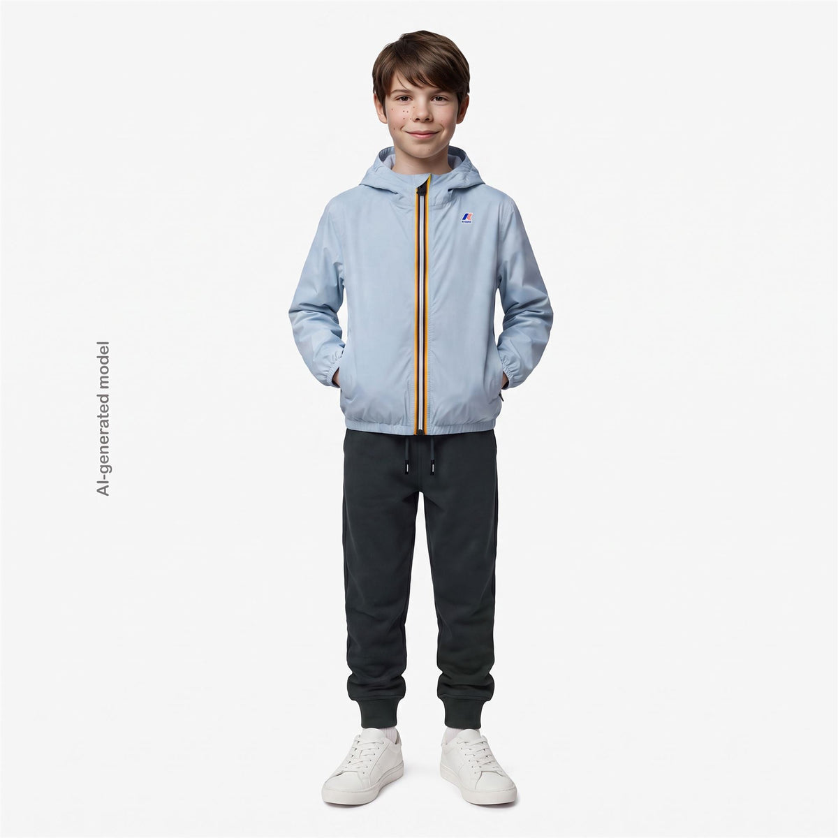 K-WAY ENFANT - P. LE VRAI 4.0 CLAUDE Blue Sub