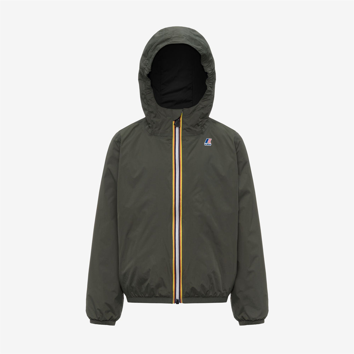 K-WAY ENFANT - P. LE VRAI 4.0 CLAUDE WARM Green Blackish