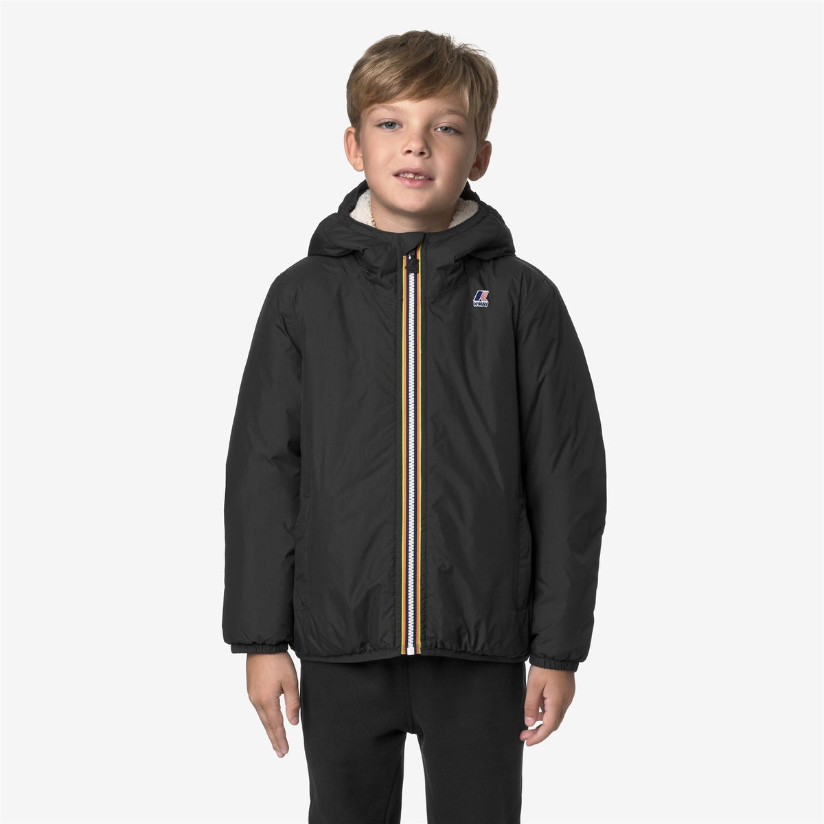 K-WAY ENFANT - P. LE VRAI 4.0 CLAUDE ORSETTO Black Pure