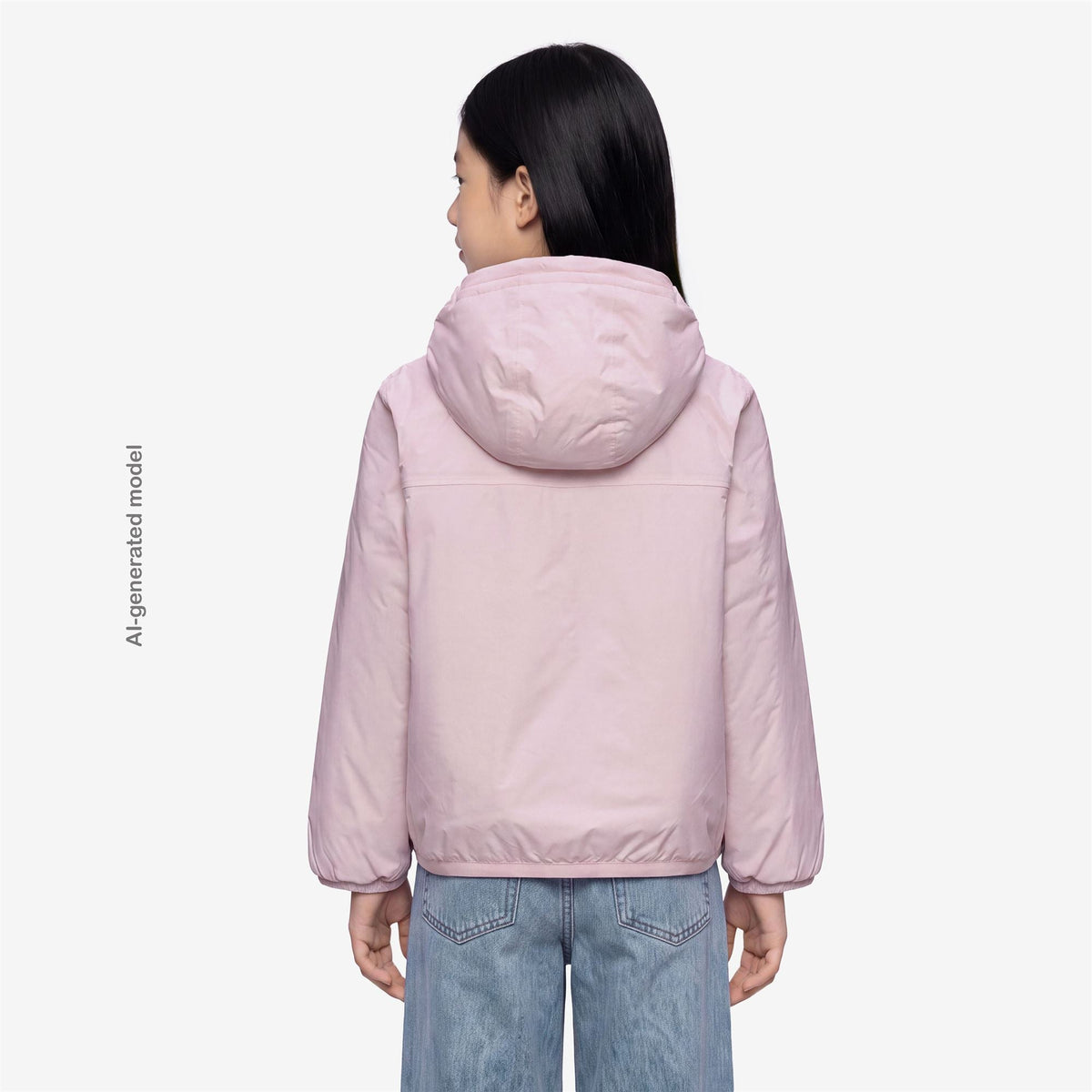 K-WAY ENFANT - P. LE VRAI 4.0 CLAUDE ORSETTO Pink Sallow