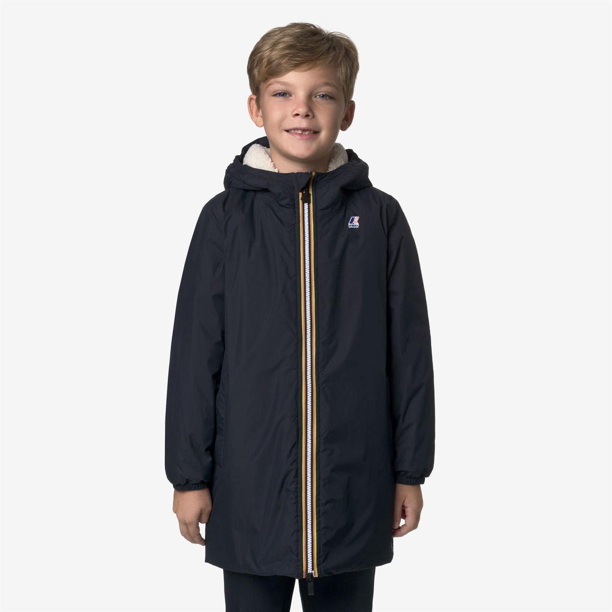 K-WAY ENFANT - P. LE VRAI 4.0 EIFFEL ORSETTO Blue Depth