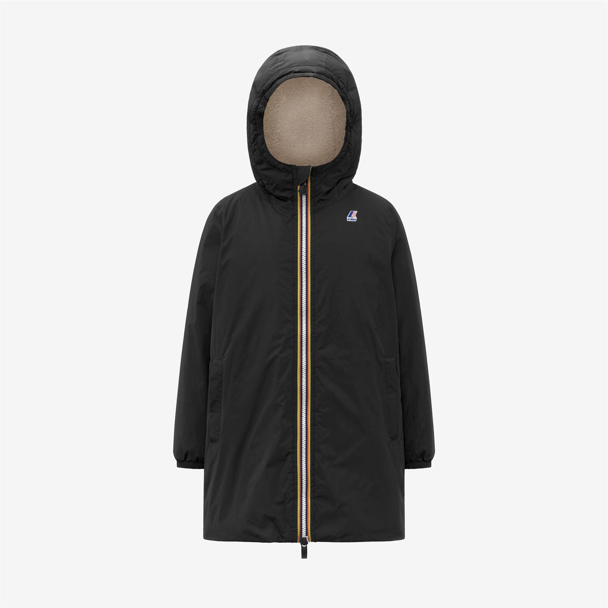 K-WAY ENFANT - P. LE VRAI 4.0 EIFFEL ORSETTO Black Pure