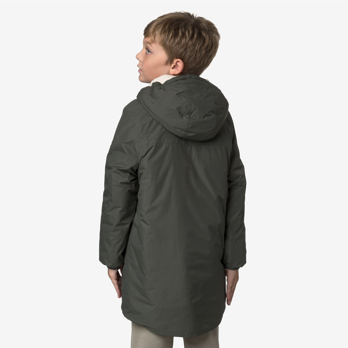 K-WAY ENFANT - P. LE VRAI 4.0 EIFFEL ORSETTO Green Blackish