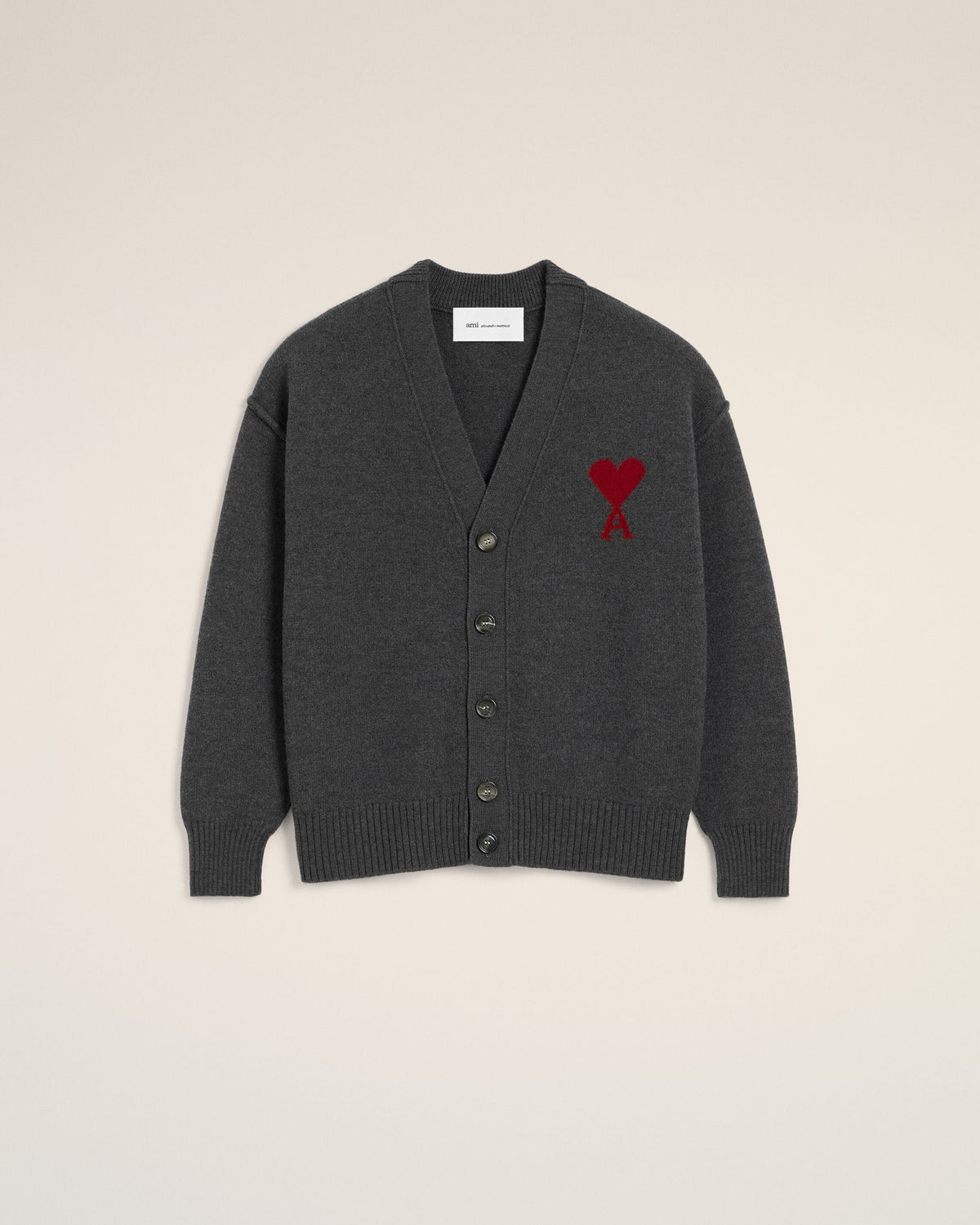 Cardigan Ami de Coeur en laine Gris