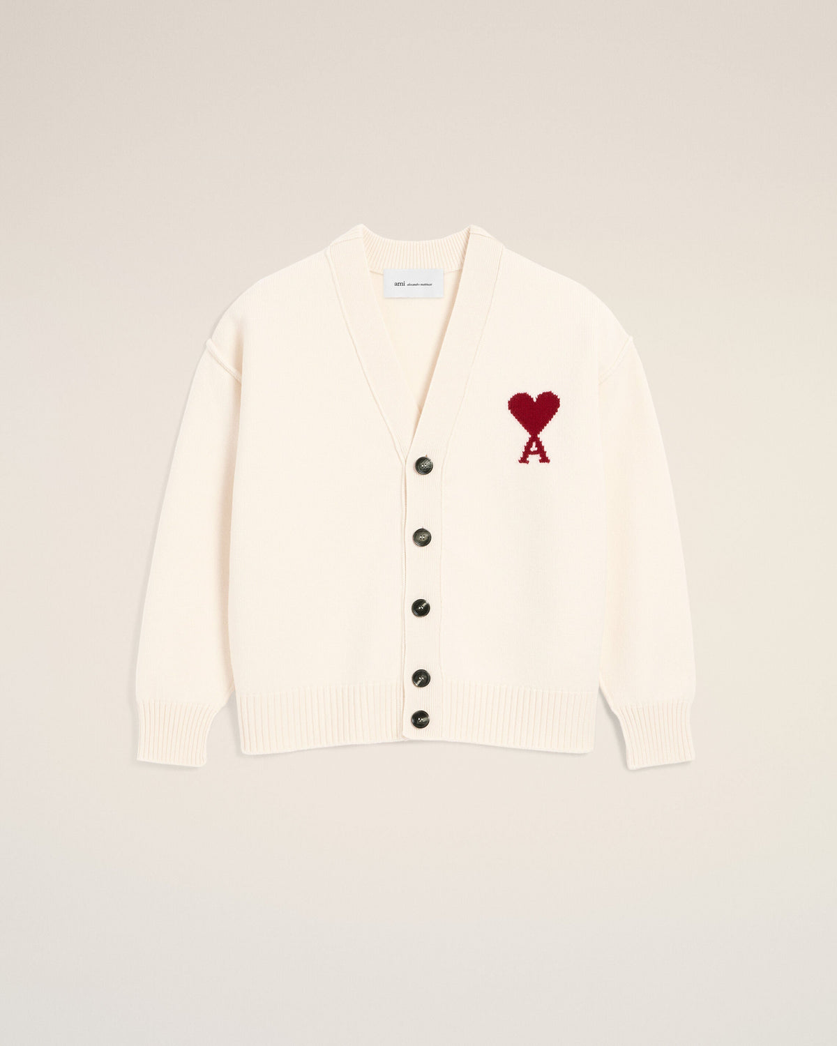 Cardigan Ami de Coeur en laine Naturel