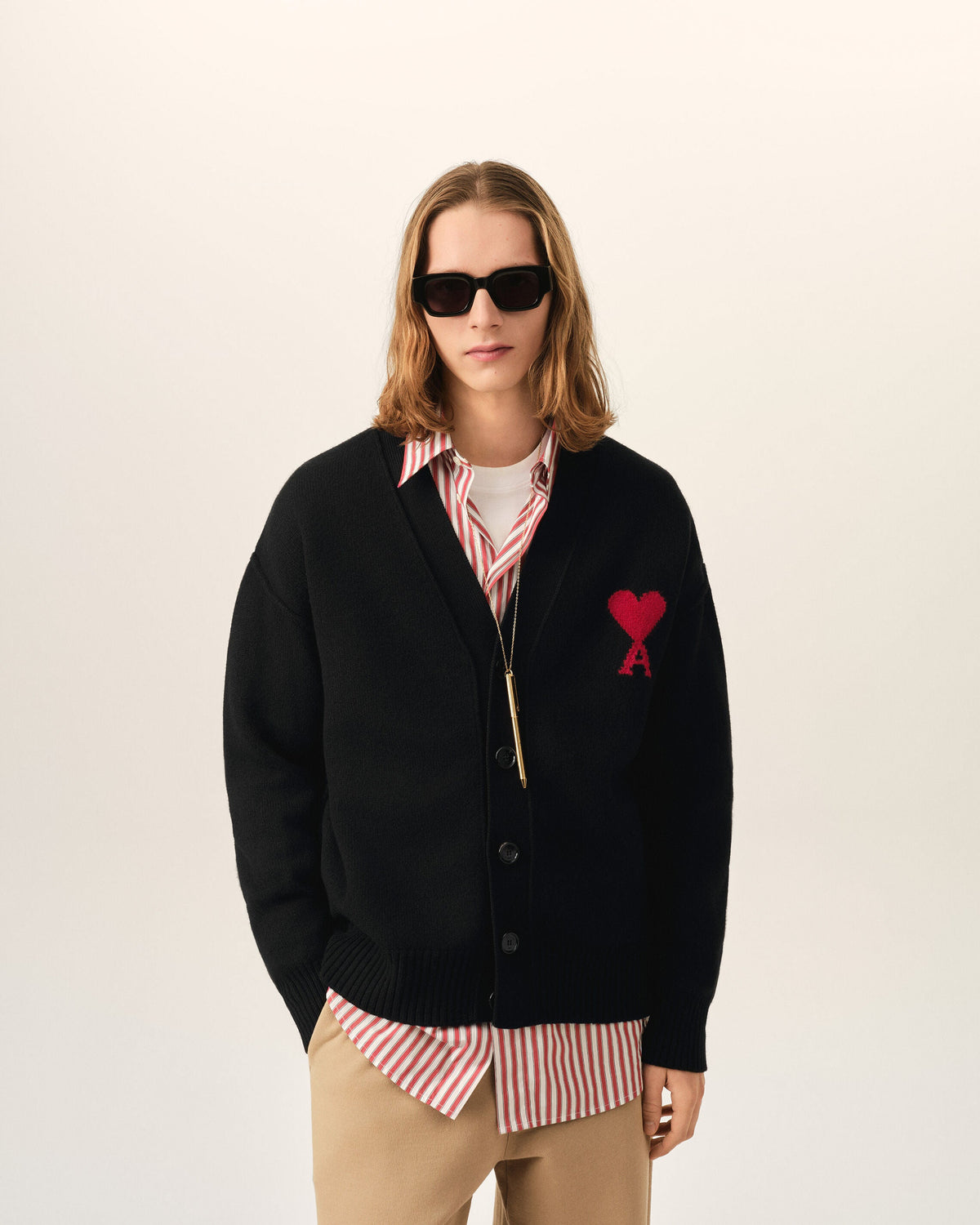 Cardigan Ami de Coeur en laine Noir