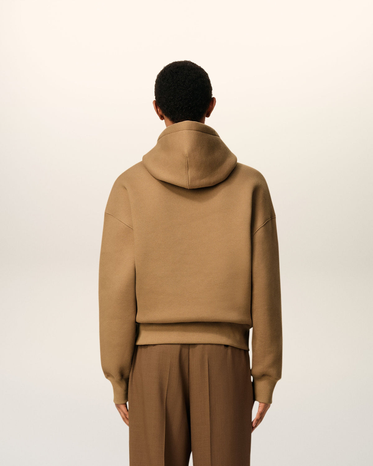 Hoodie Marron Ami De Coeur En Coton — CAMEL