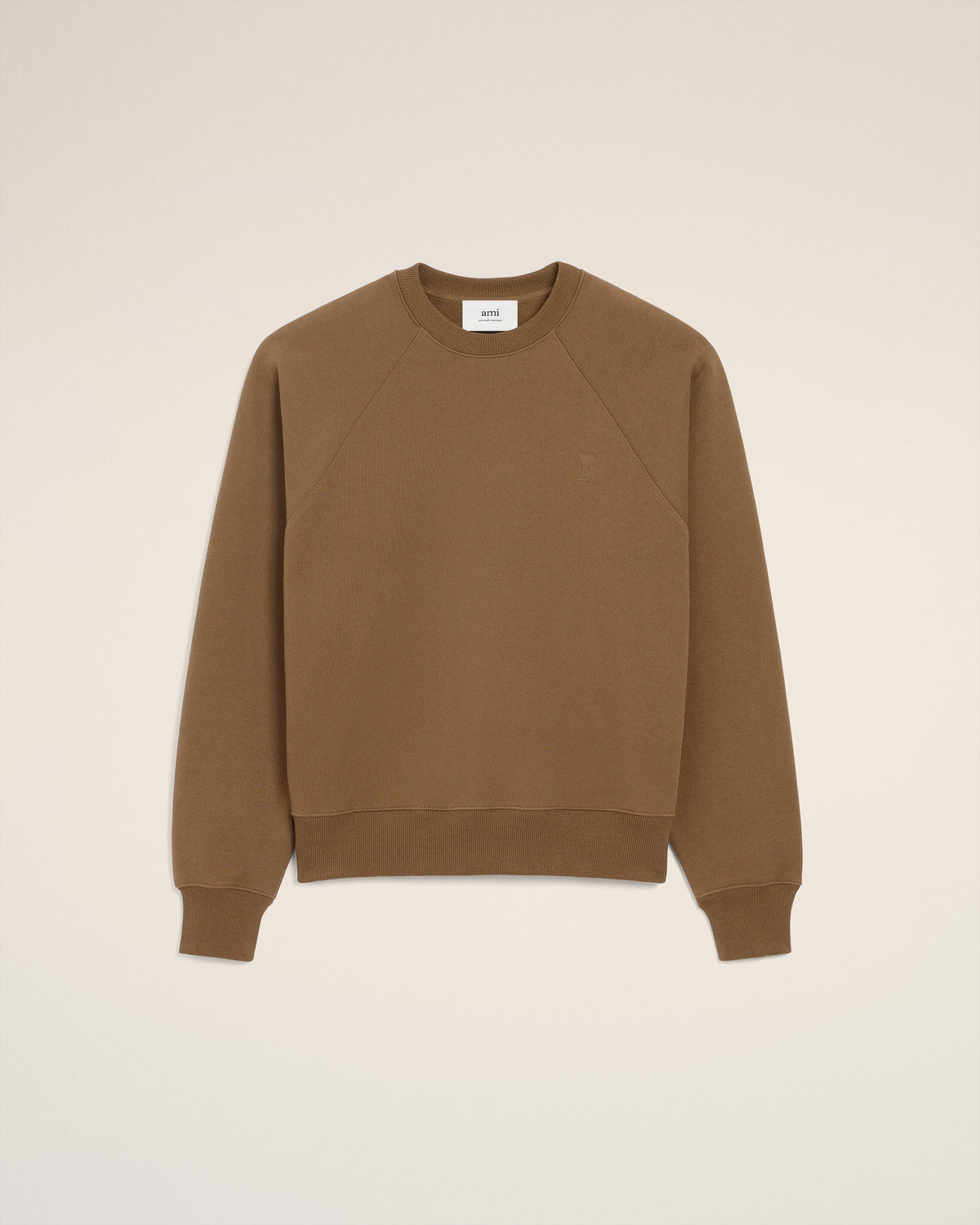 Sweatshirt Marron Ami De Coeur En Coton — NOISETTE