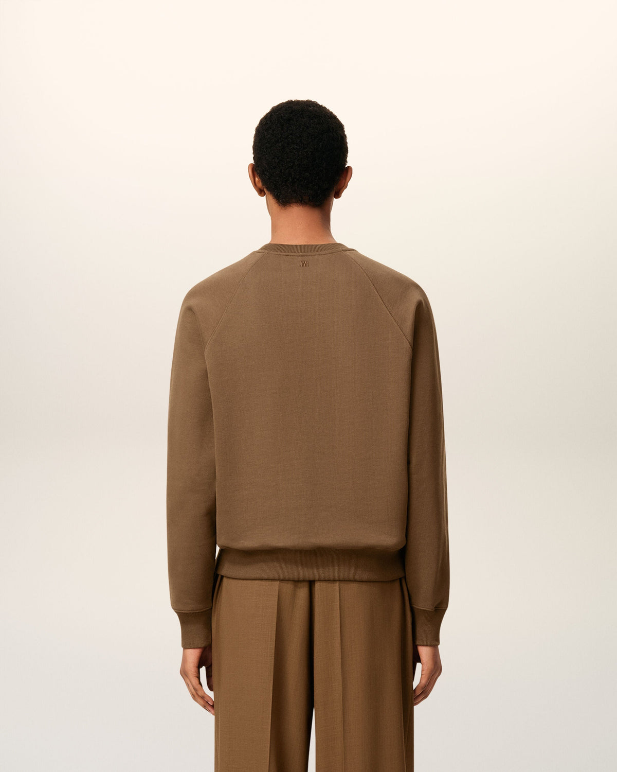 Sweatshirt Marron Ami De Coeur En Coton — NOISETTE
