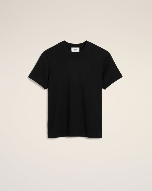 T-shirt Noir Ami de Coeur En Coton