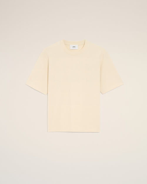 T-shirt Blanc Ami De Coeur En Coton — IVOIRE