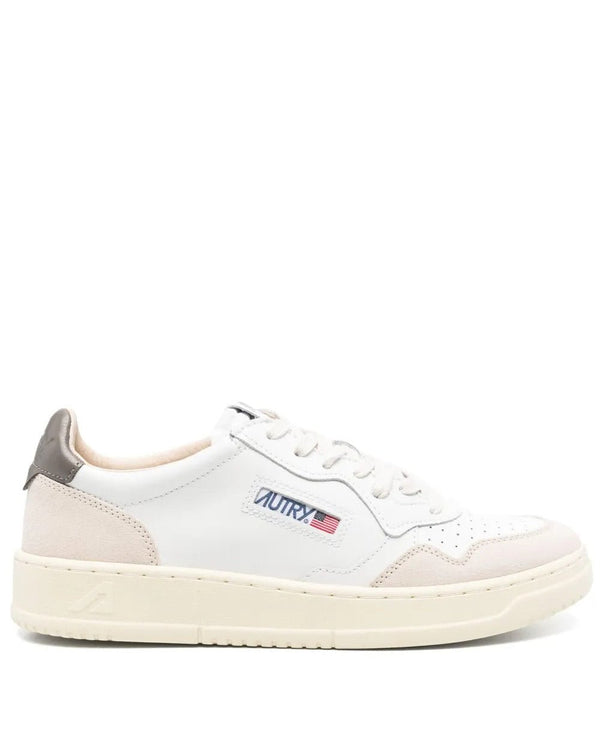 AUTRY - Baskets Medalist en cuir Blanc - Lothaire