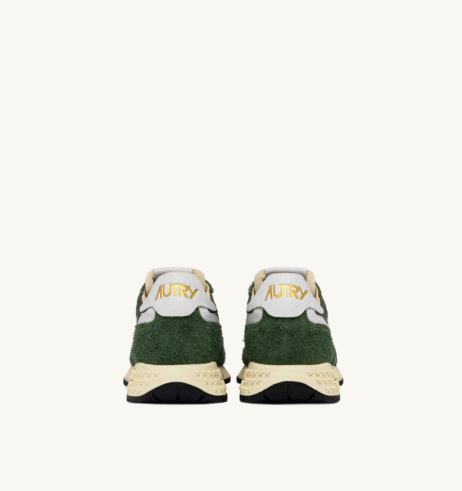 AUTRY - BASKETS REELWIND LOW EN NYLON ET DAIM VERT MILITARY