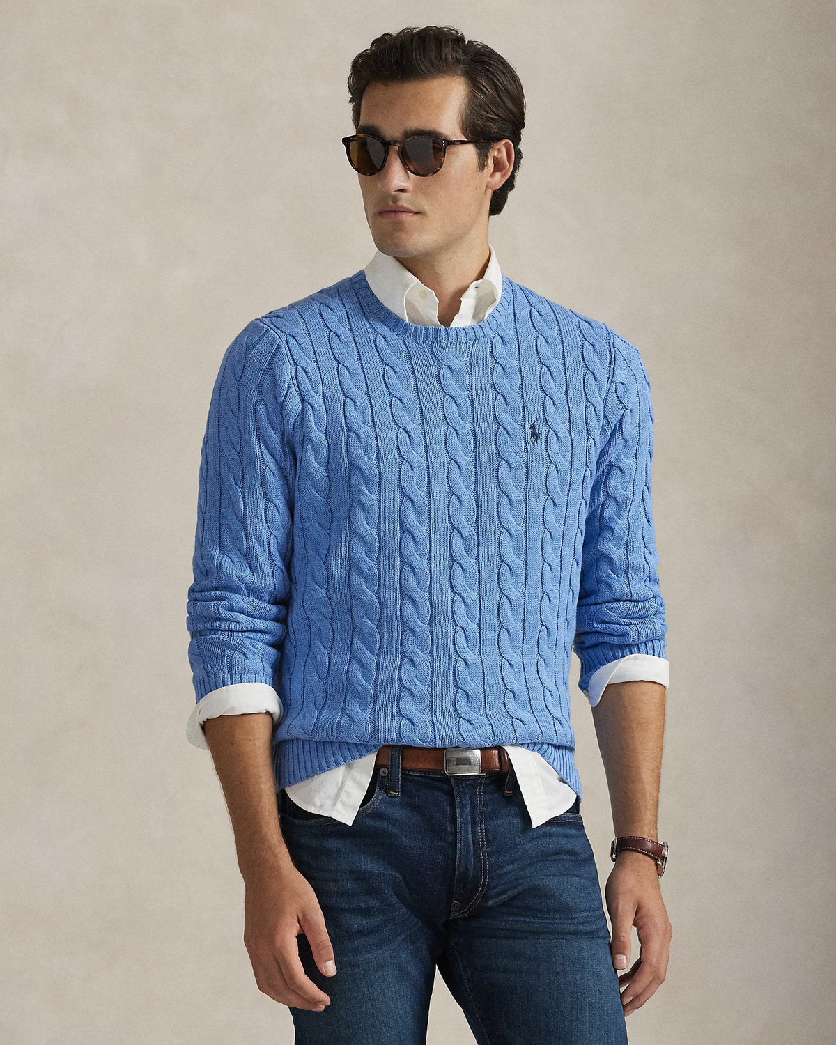 Pull en coton torsadé