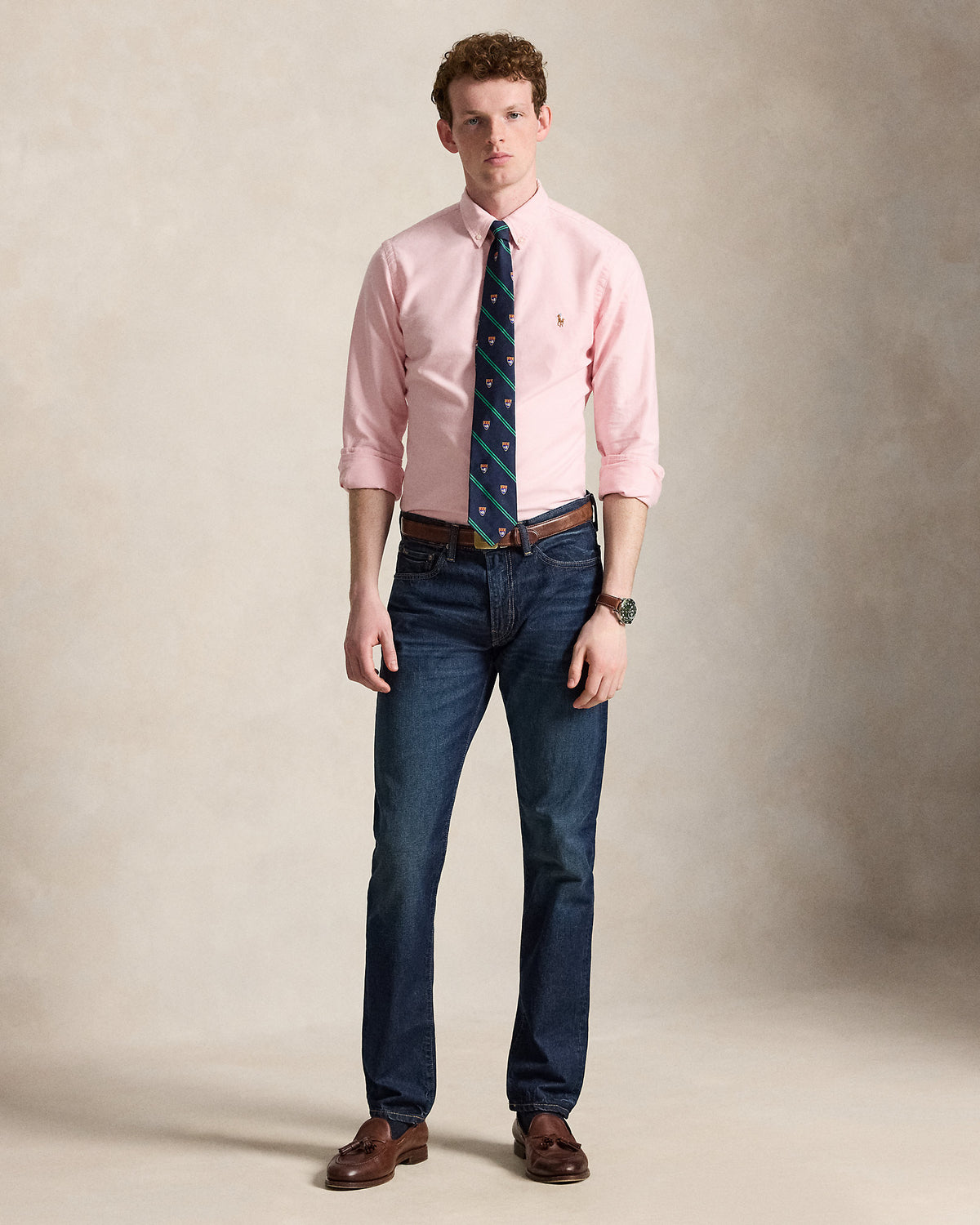 Chemise Oxford Slim Fit Rose