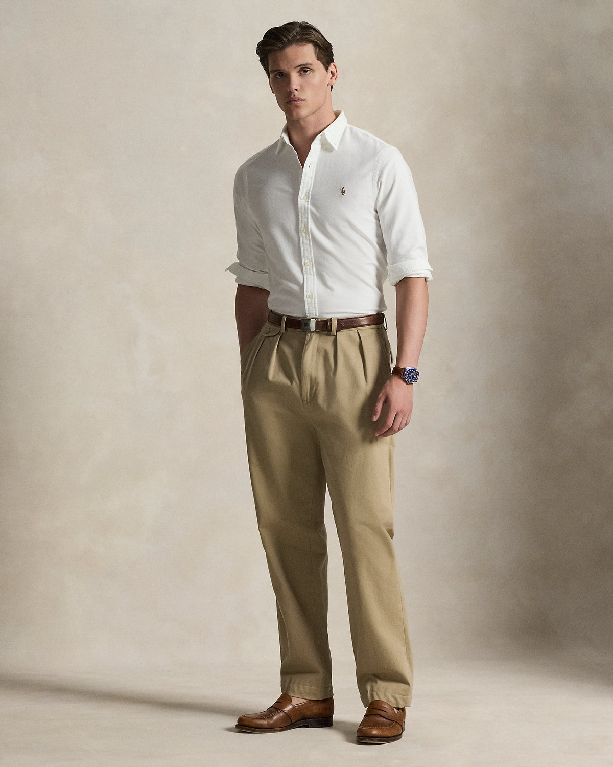 Chemise Oxford Slim Fit Blanc