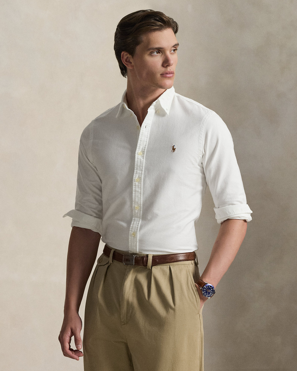 Chemise Oxford Slim Fit Blanc