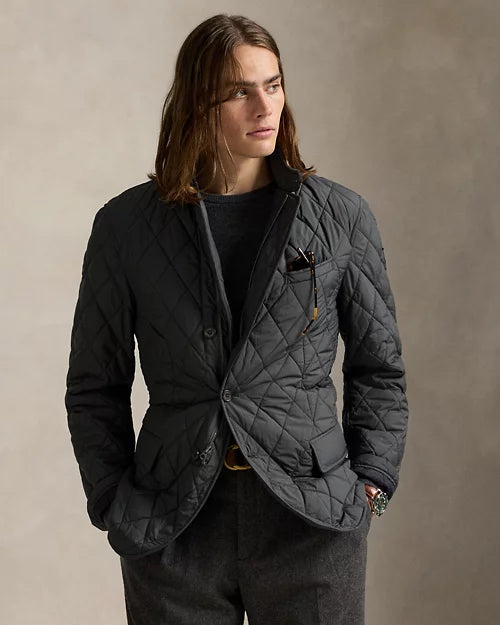 La veste matelassée Beaton — Gris charbon