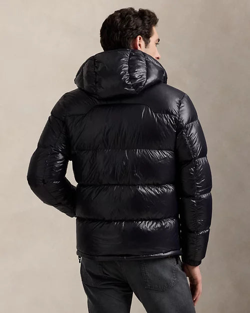 La doudoune brillante Gorham — Noir Polo brillant