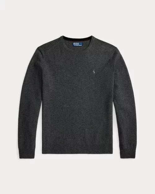 Pull col rond en laine