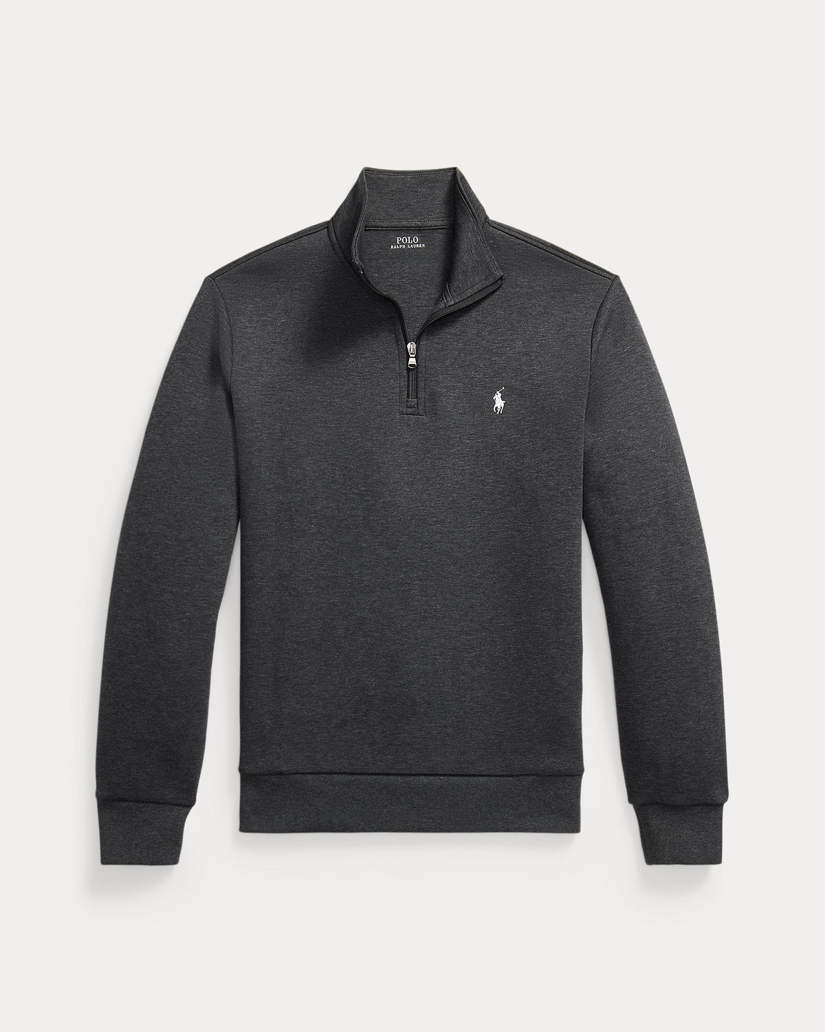 Pull quart de zip en maille double Chiné Windsor